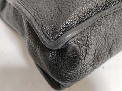 PRADA Vitello Dino Tote Bag, Black