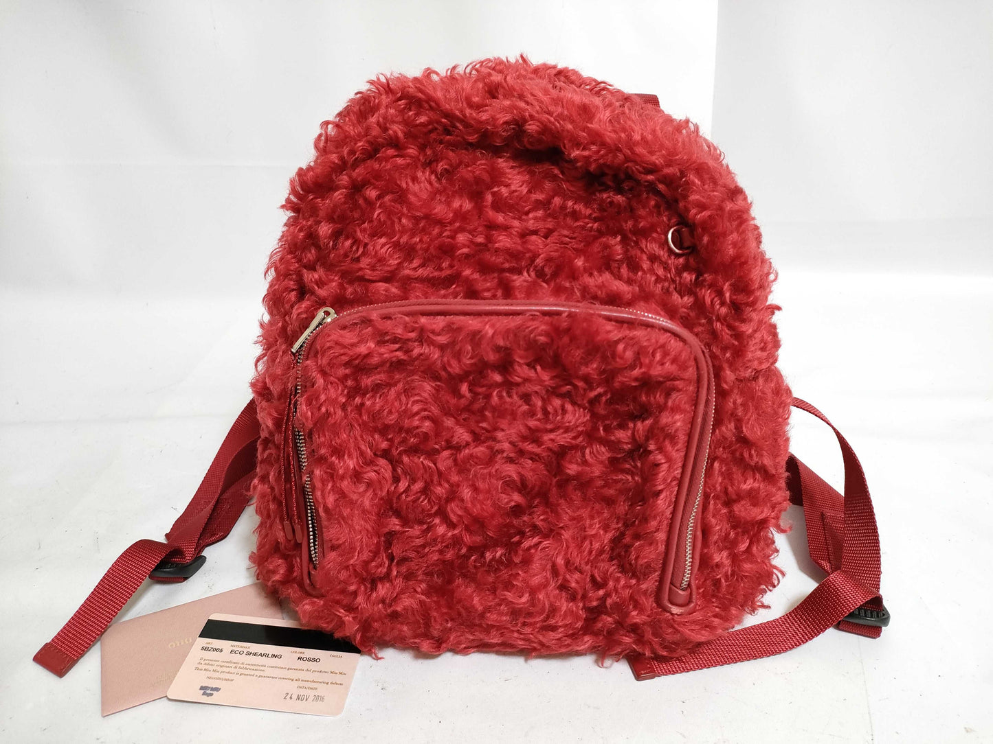 Miu Miu Boa Backpack Backpack