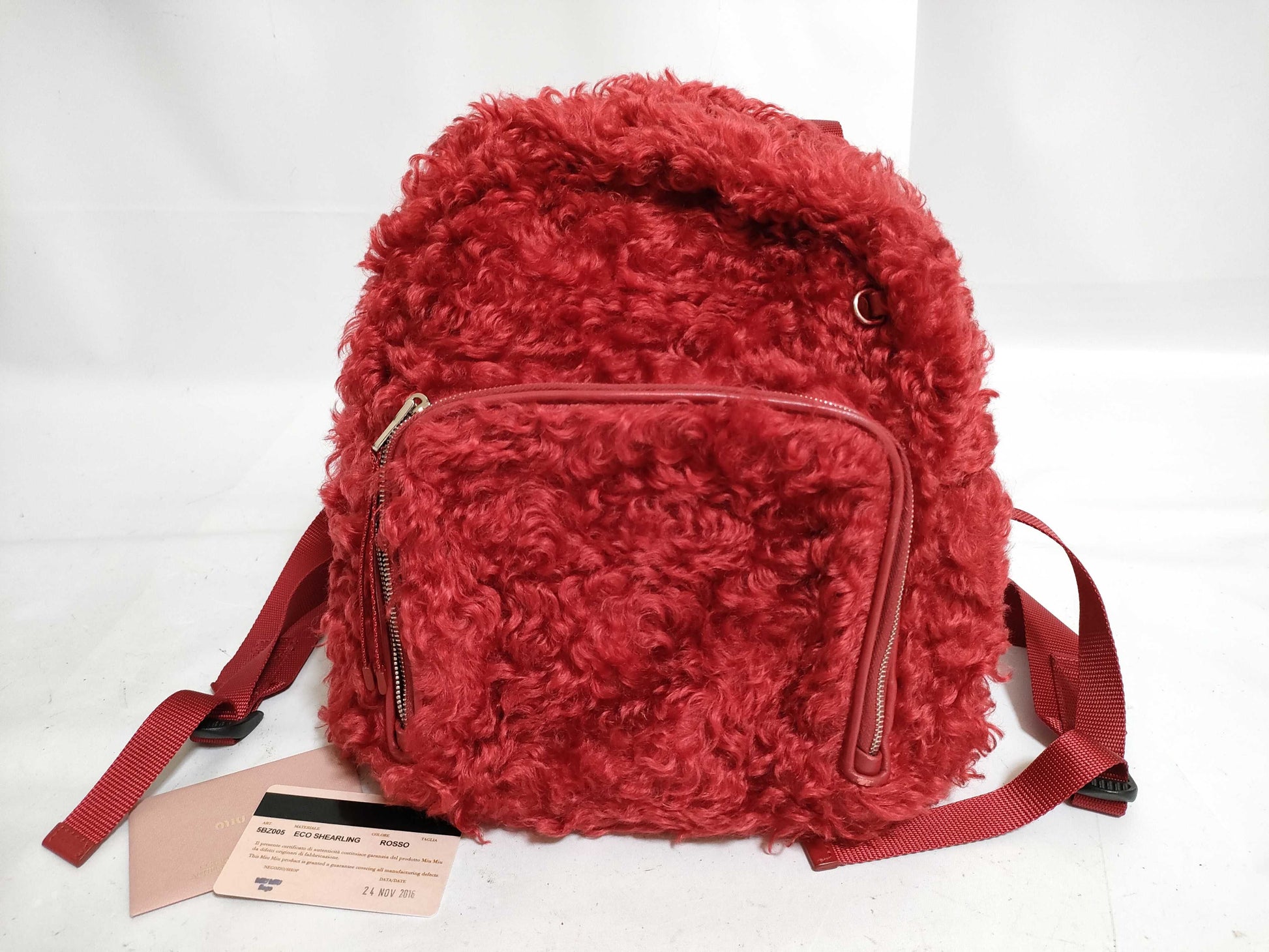 Miu Miu Boa Backpack Backpack