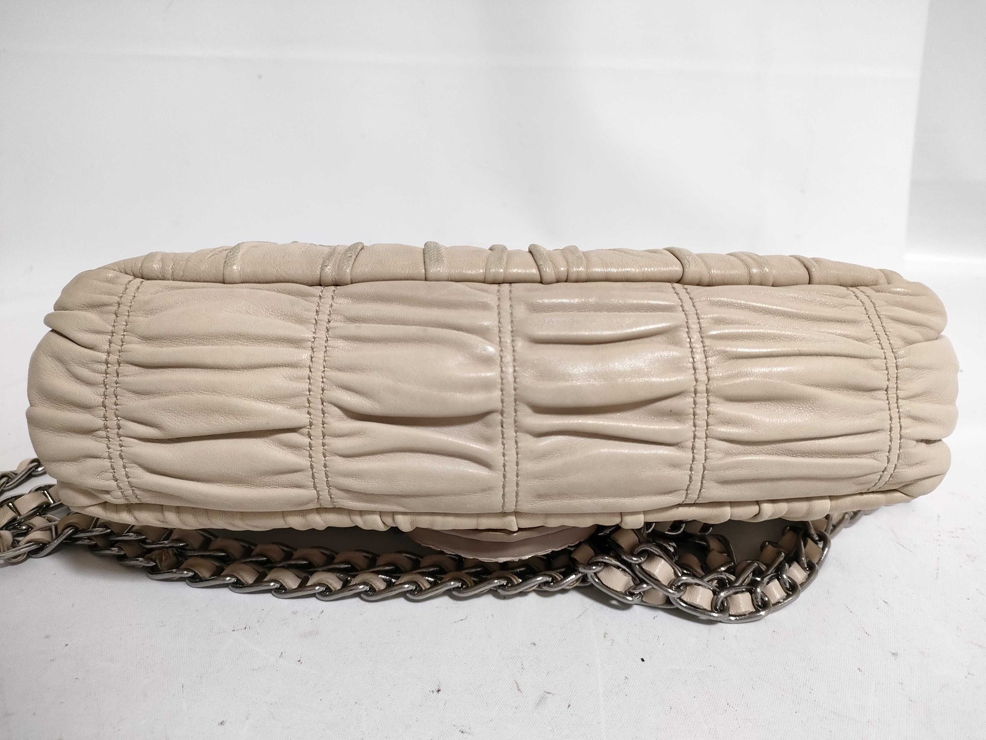 PRADA Gathered Chain Shoulder Bag Shoulder Bag