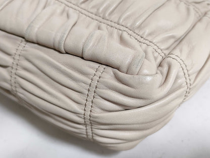 PRADA Gathered Chain Shoulder Bag Shoulder Bag