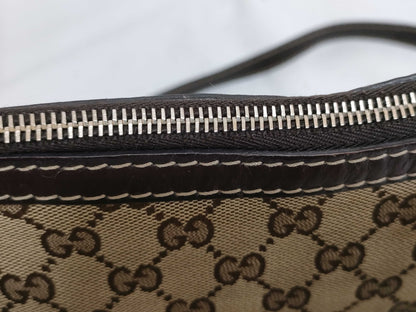 GUCCI GG Canvas Lovely Heart Intrecciato Shoulder Bag