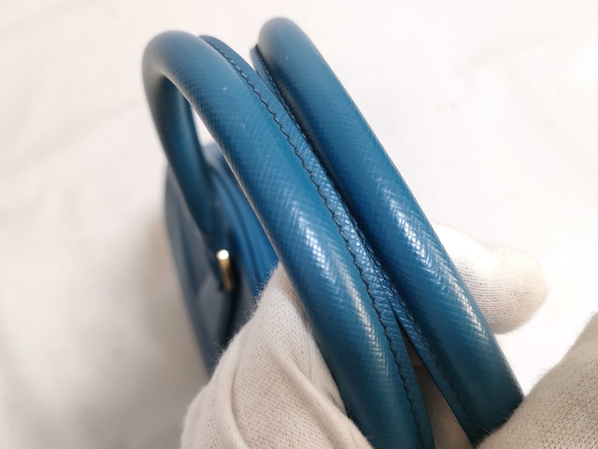 PRADA Saffiano Bowling Bag Handbag