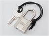 HERMES HERMES Cadena & Key Set 110 Silver Charm with Cord