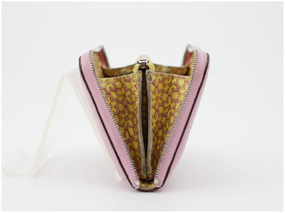 HERMES Azap Silk In Compact Mauve Sylvestre Epsom Leather Wallet with U Stamp 