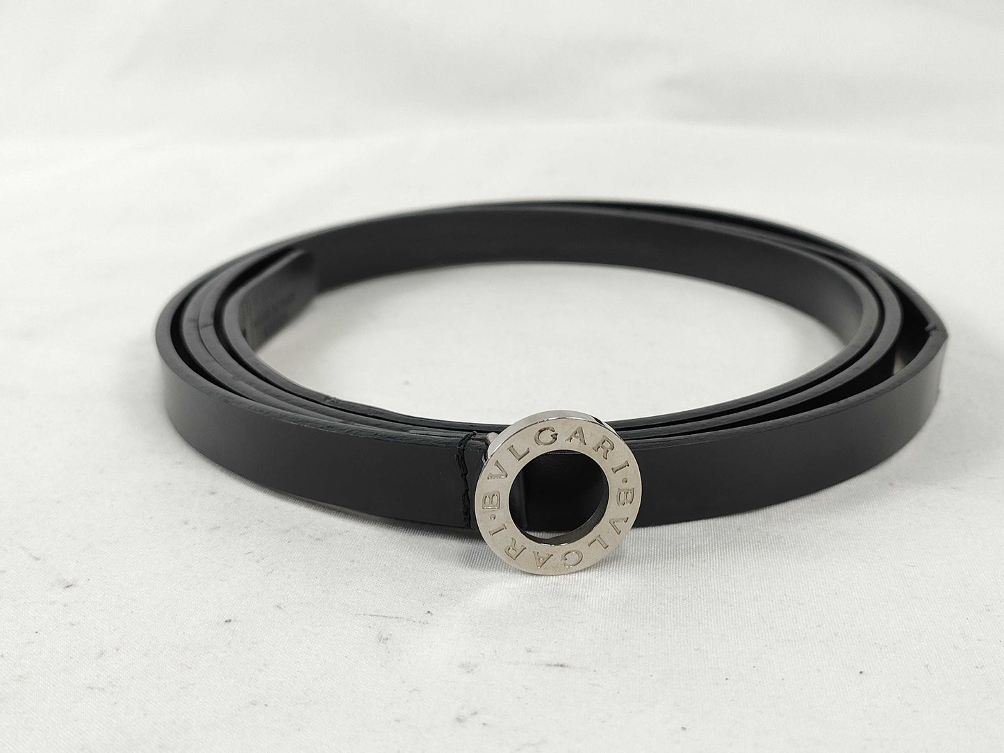 BVLGARI Bulgari Belt with Logo and Box