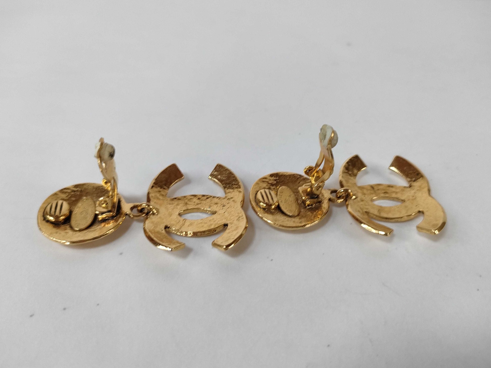 CHANEL Chanel Swing Earrings Gold 94P Earrings