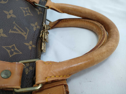 LOUIS VUITTON Monogram Keepall 60 M41422 MI8901 Brown Boston Bag