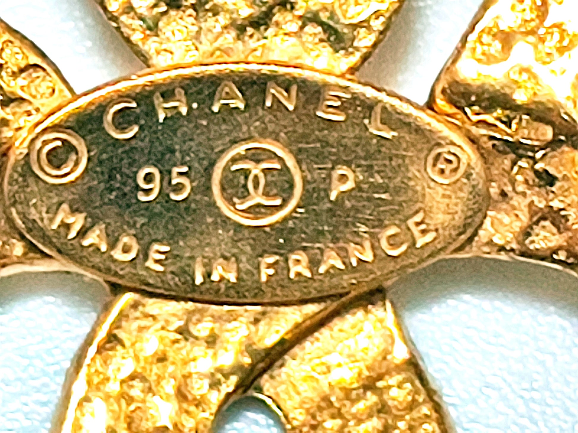 CHANEL Coco Mark Flower Necklace 95P Necklace