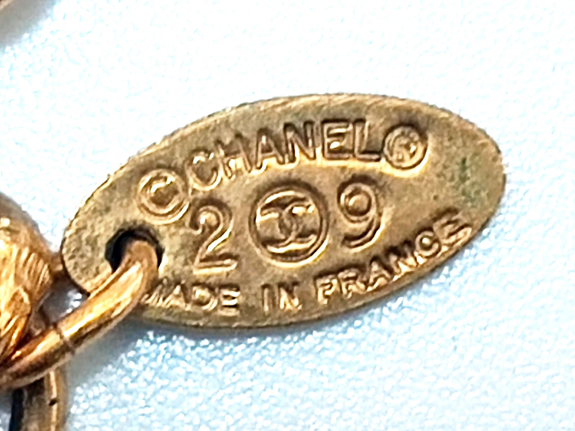 CHANEL Coco Mark Mesh Necklace 29 Necklace