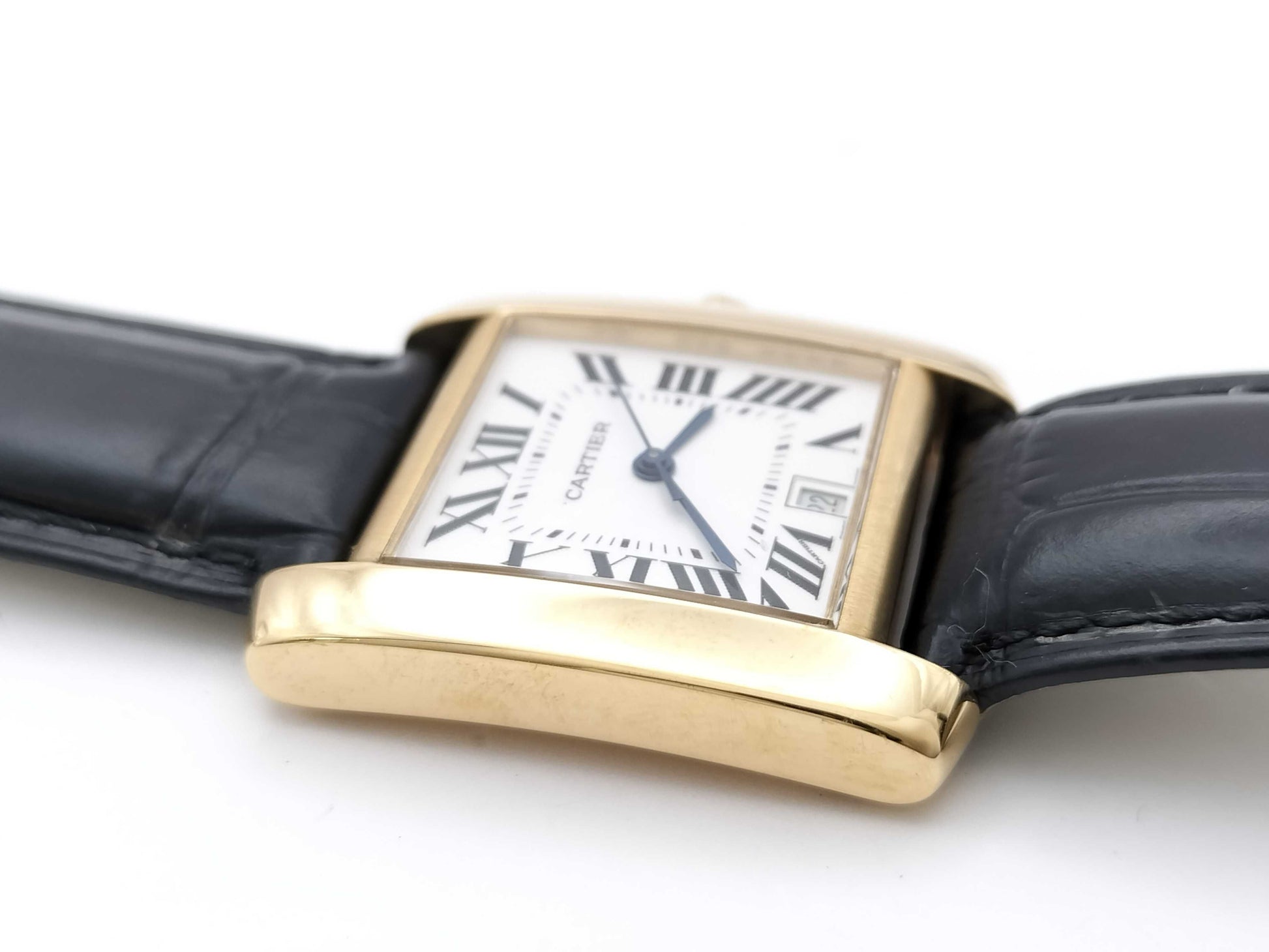 Cartier Tank Française LM W5000156 1840279534CE Automatic K18 Women's Watch