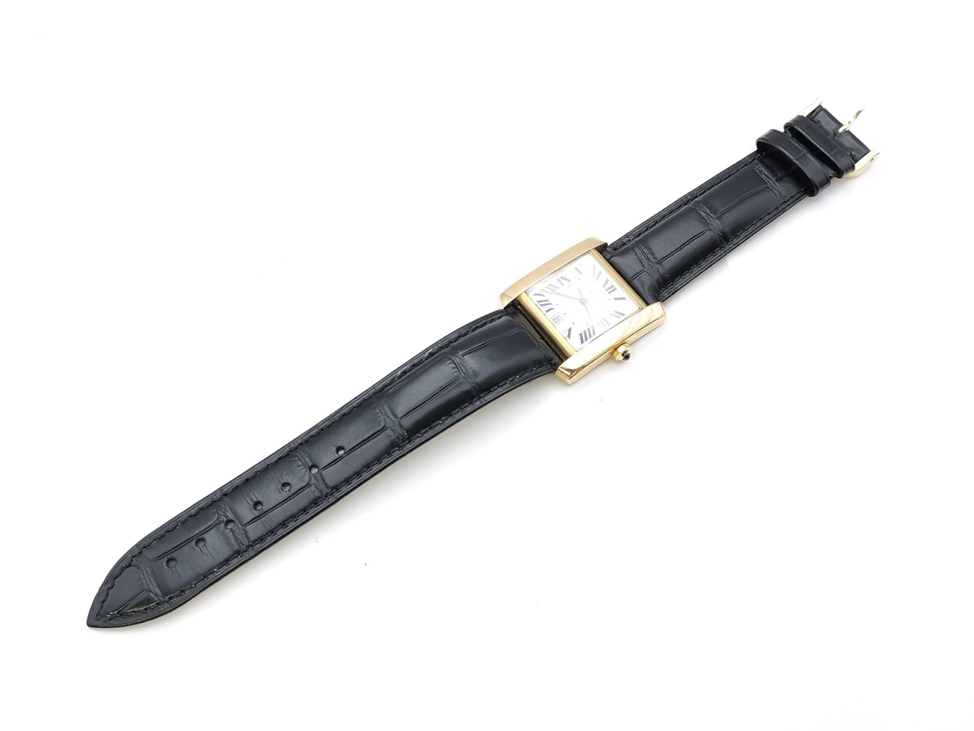 Cartier Tank Française LM W5000156 1840279534CE Automatic K18 Women's Watch