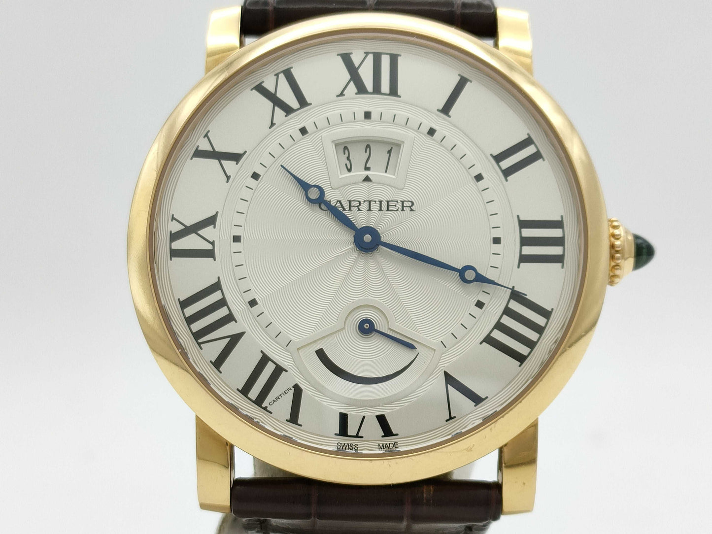 Cartier Rotonde W1556252 373237716UX Manual Winding 18K Gold Men's Watch