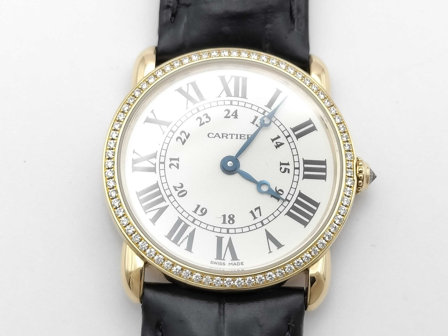 Cartier Ronde Louis WR000151 2885113378LX Quartz 18K Gold Women's Watch