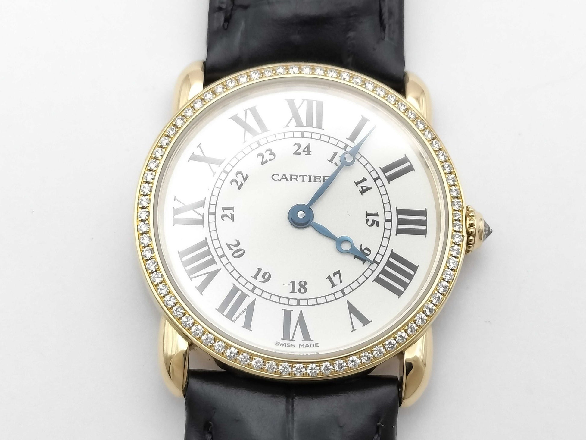 Cartier Ronde Louis WR000151 2885113378LX Quartz 18K Gold Women's Watch