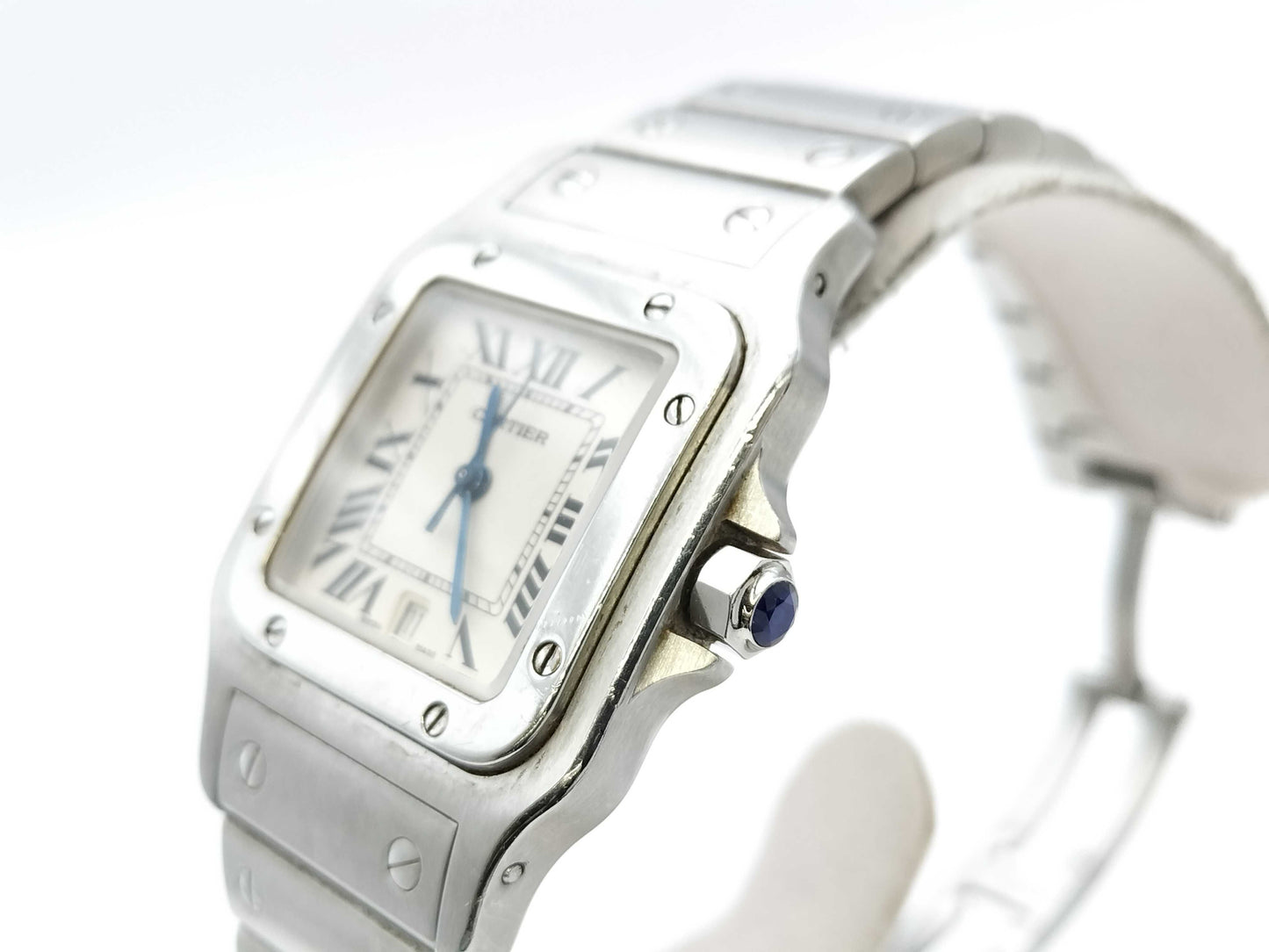 Cartier Santos Galbe LM W20060D6 1564877668CD Quartz Women's Watch