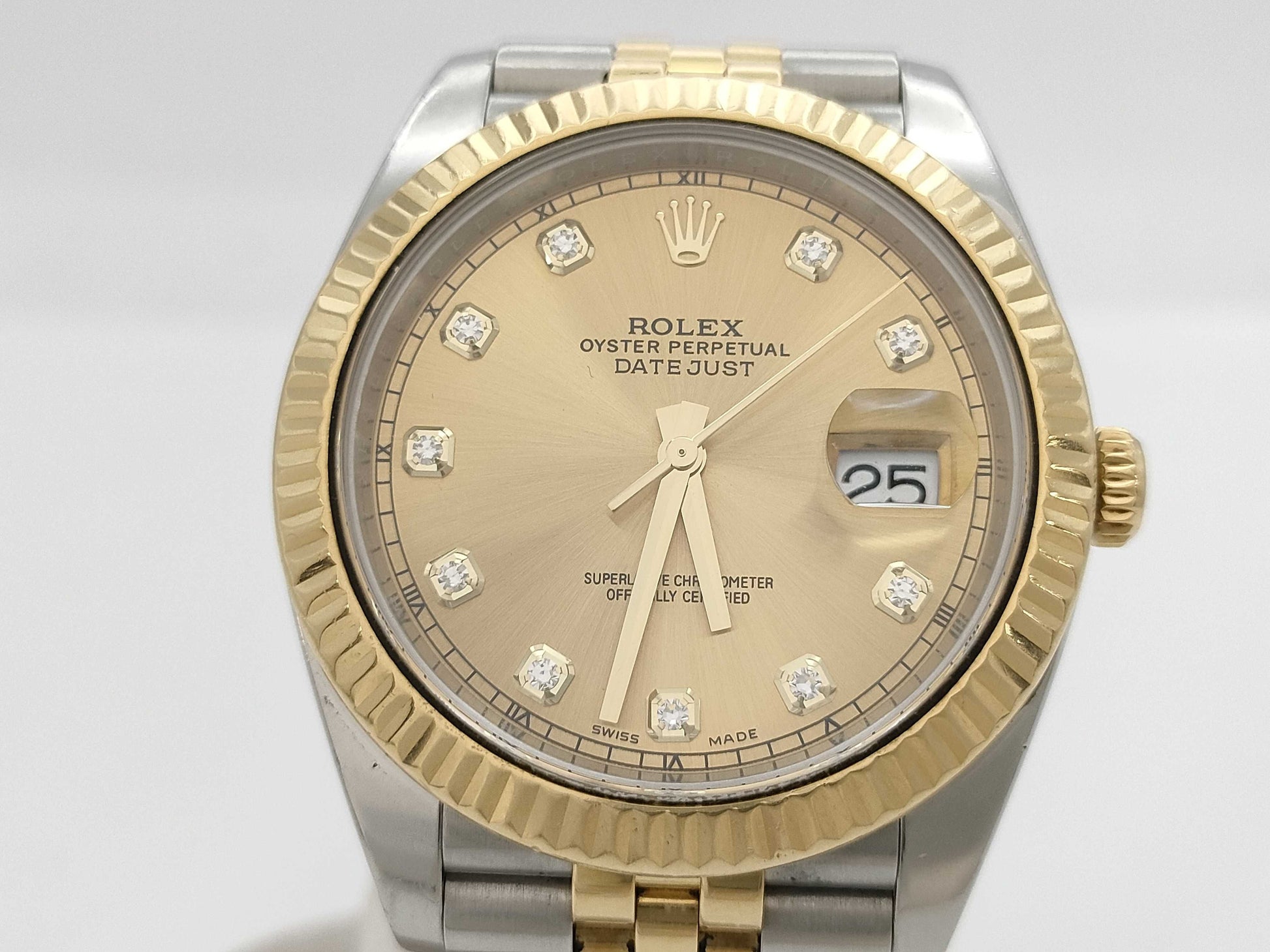 ROLEX 126333G 2367S741 Champagne Dial Men's Watch