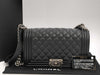 CHANEL Boy Chanel Caviar Shoulder Bag