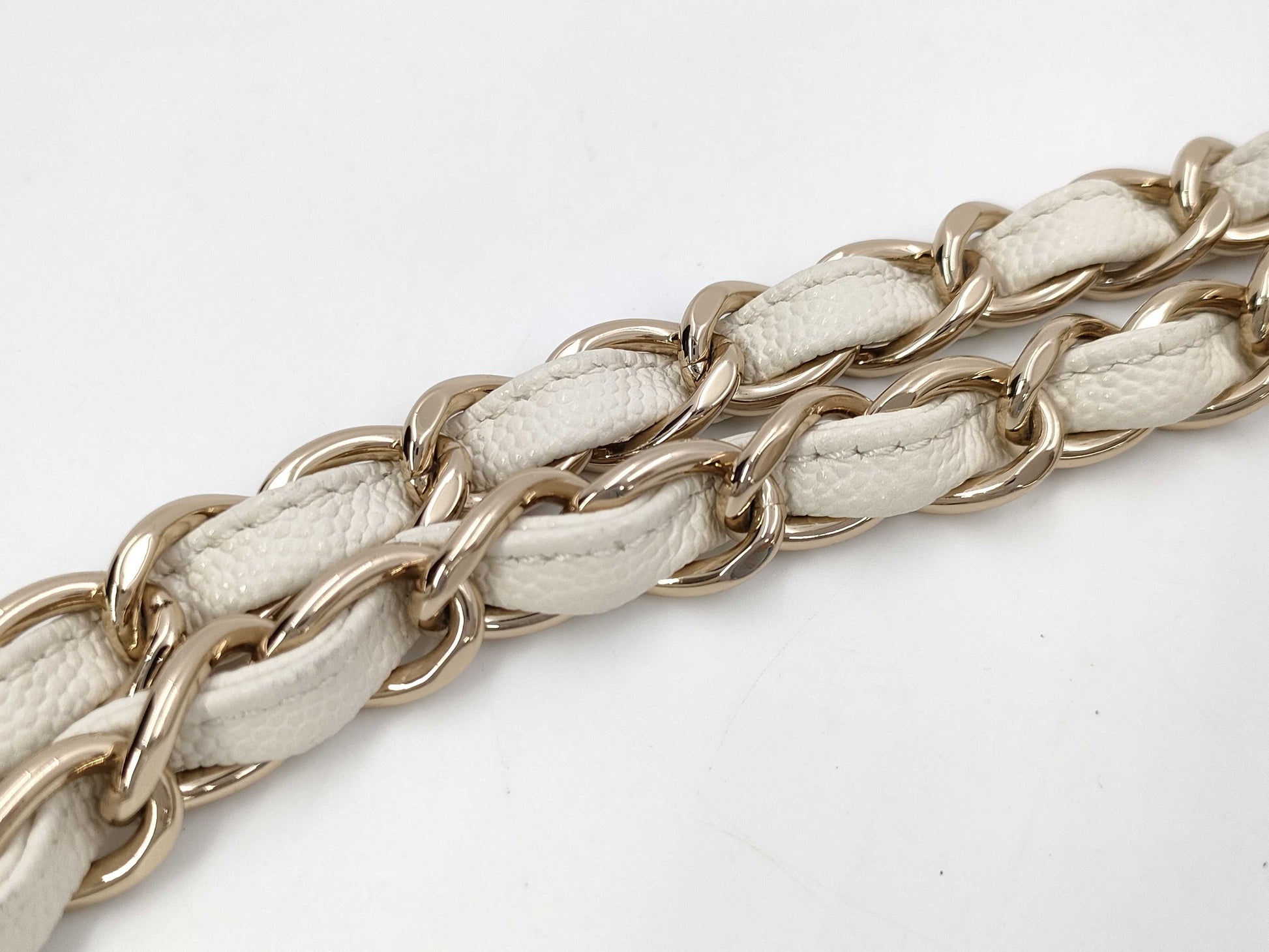 CHANEL Deca Matelasse 30 Large Caviar Skin Double Flap Microchip Shoulder Bag