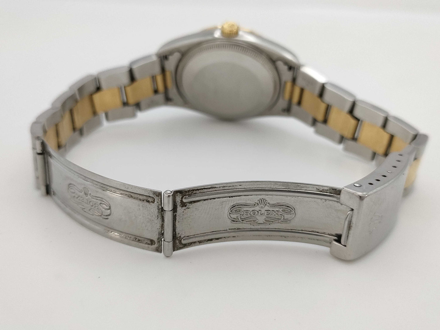 ROLEX 14203 W485407 Gray Dial Tritium Boys' Watch