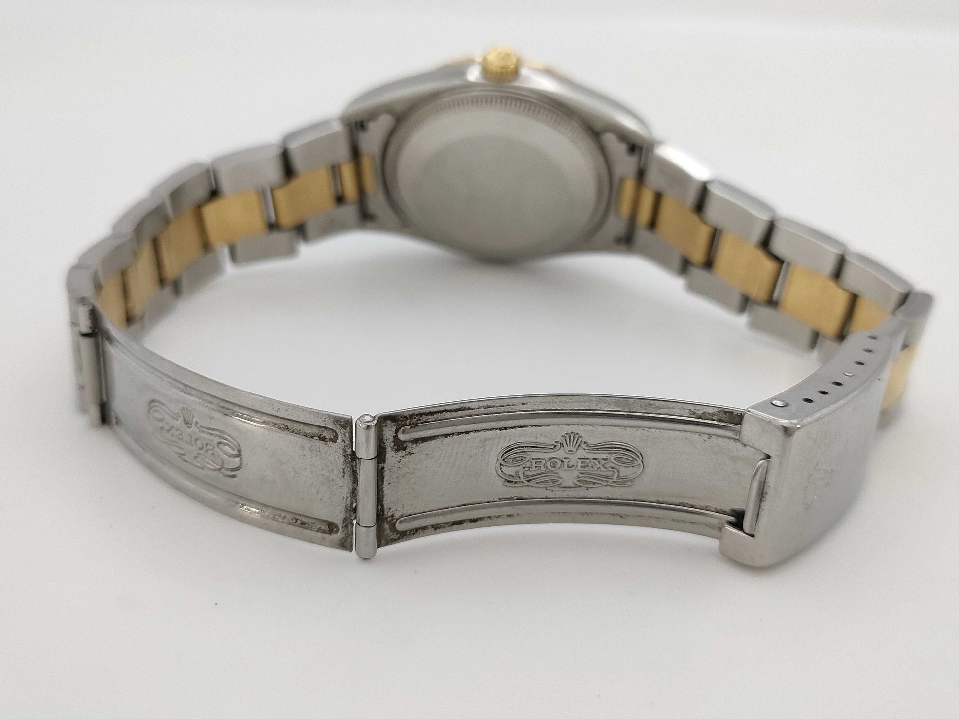 ROLEX 14203 W485407 Gray Dial Tritium Boys' Watch