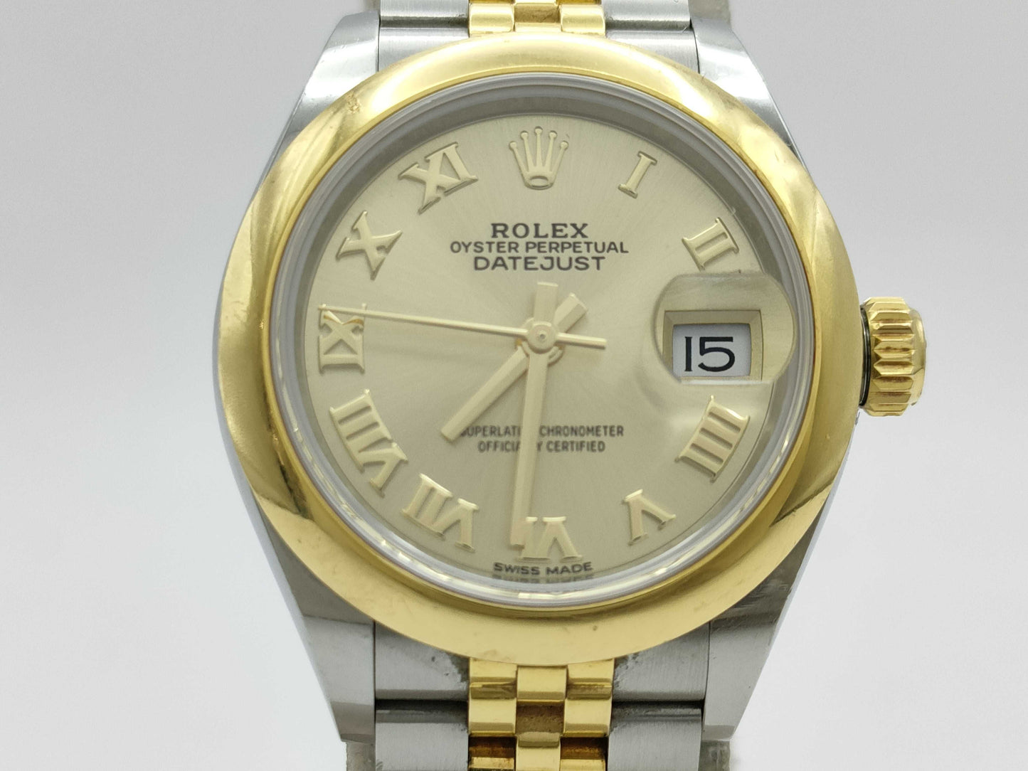 ROLEX Datejust 279163 9Q7R4584 Champagne Dial Women's Watch