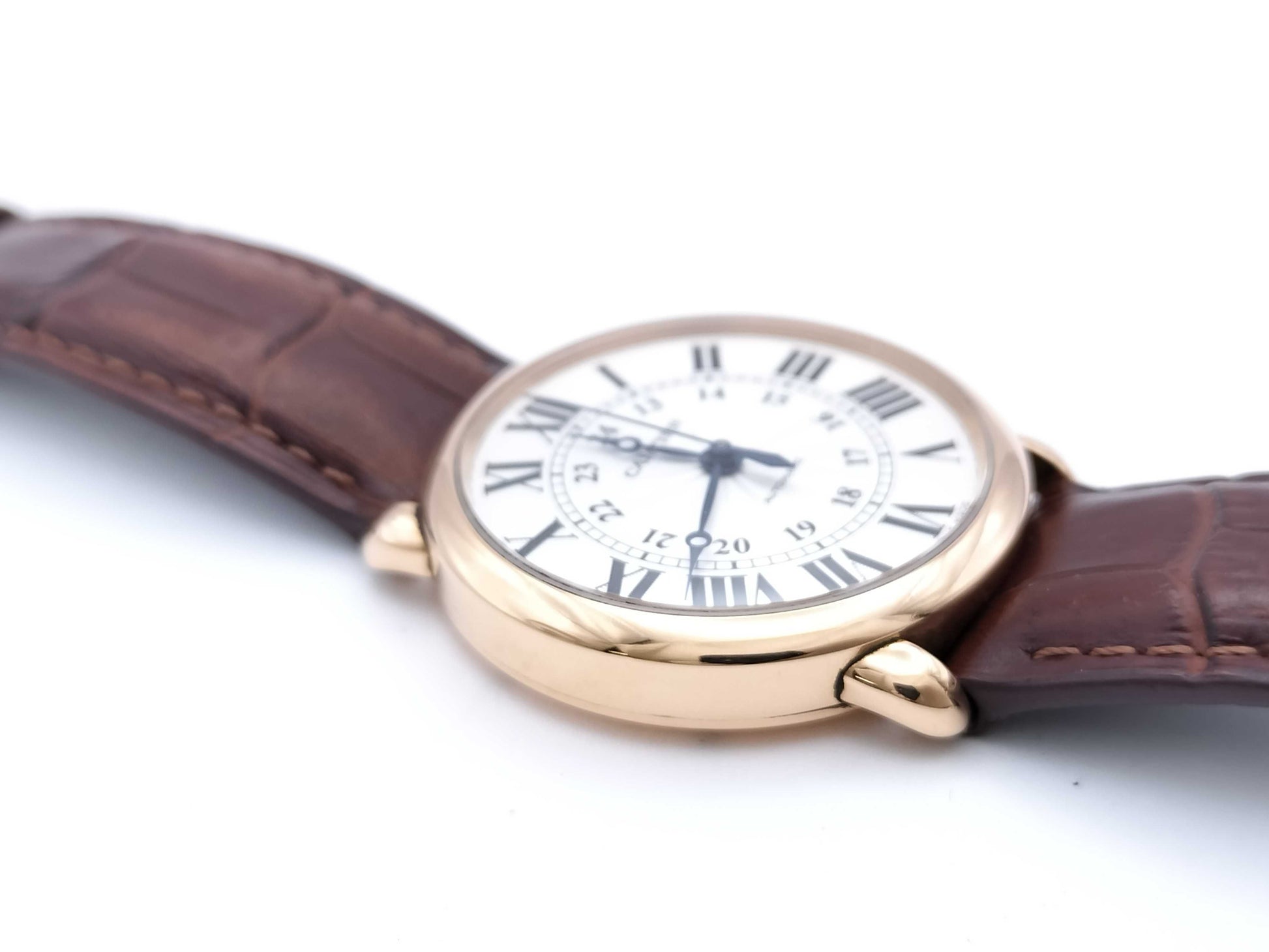 Cartier Ronde Louis WGRN0006 3938 35245WX Automatic 18K Gold Men's Watch