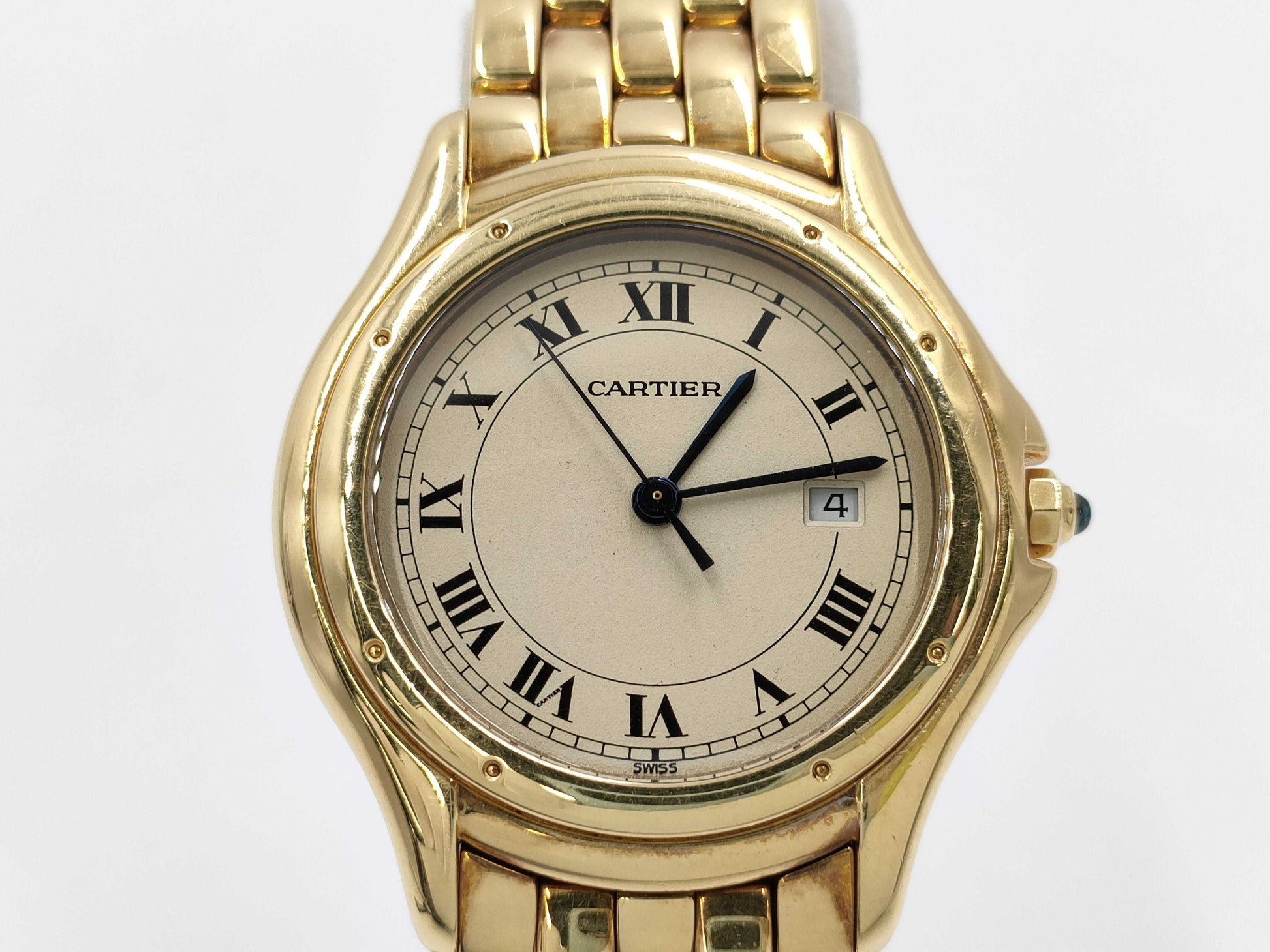 Cartier Panthere Cougar 887904 002371 Quartz K18 Boys' Watch