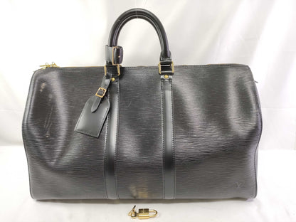 LOUIS VUITTON Epi Keepall Boston Bag