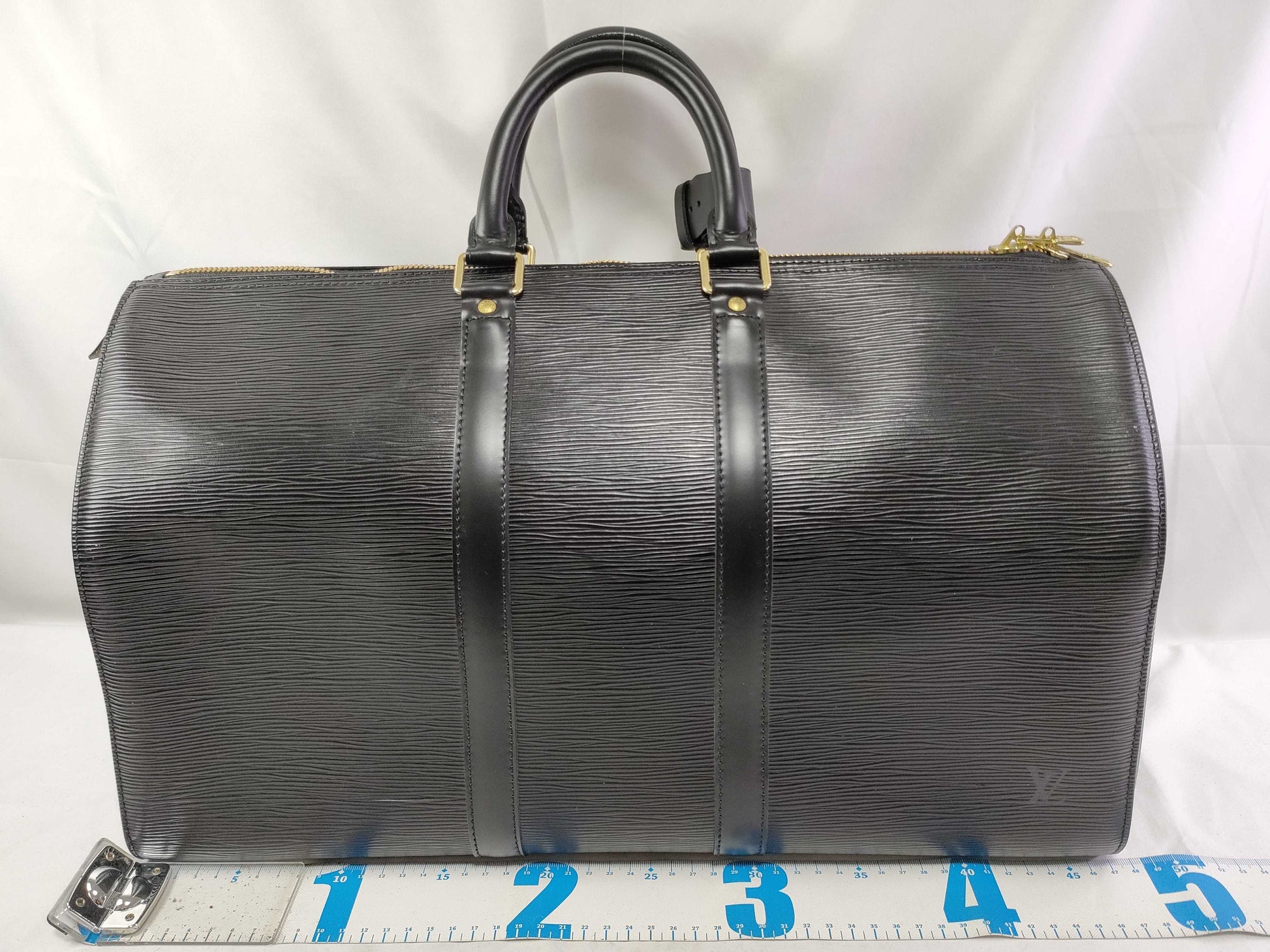 LOUIS VUITTON Epi Keepall Boston Bag