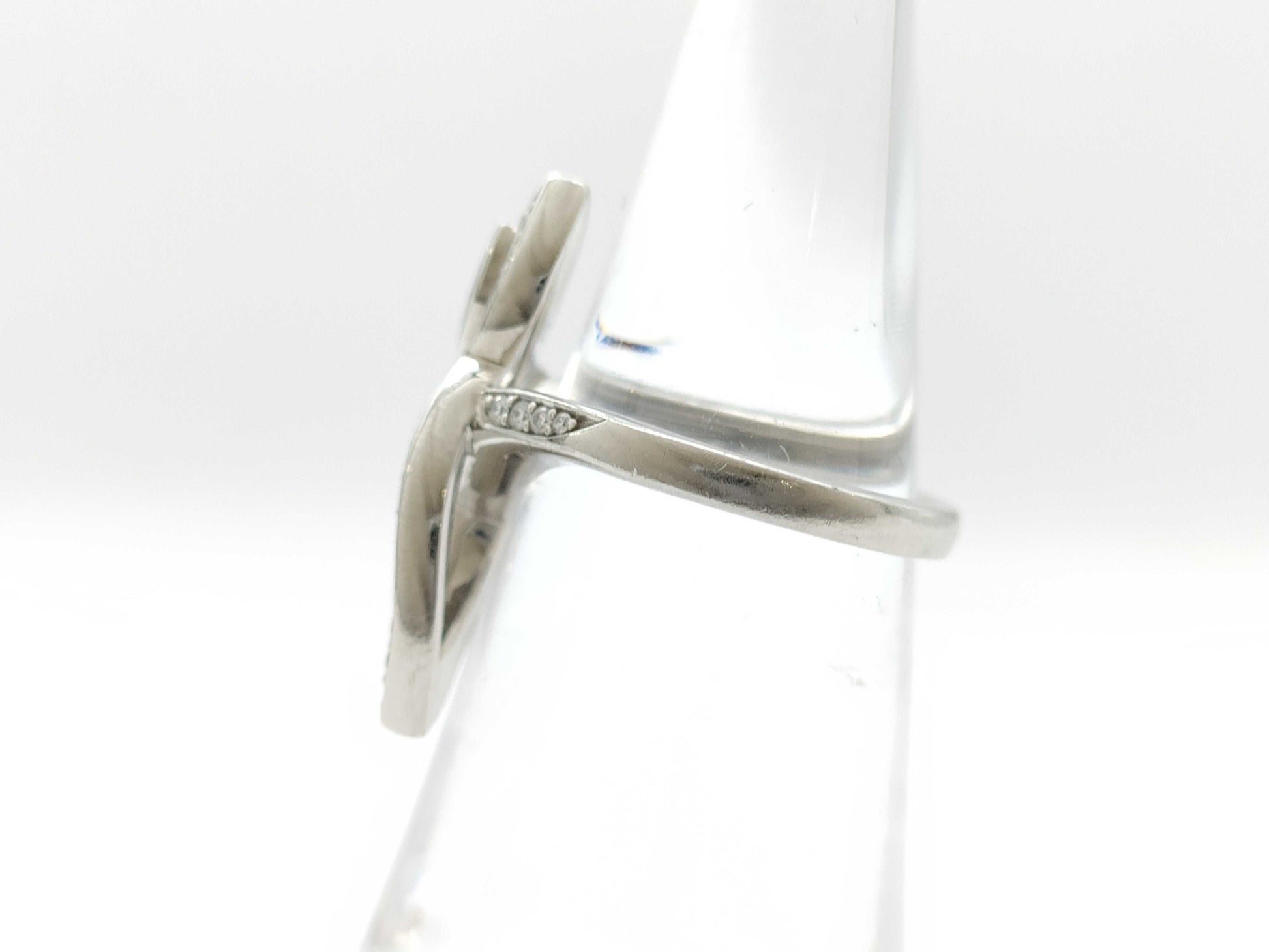 HARRY WINSTON Lily Cluster PT950 9.8g Ring 