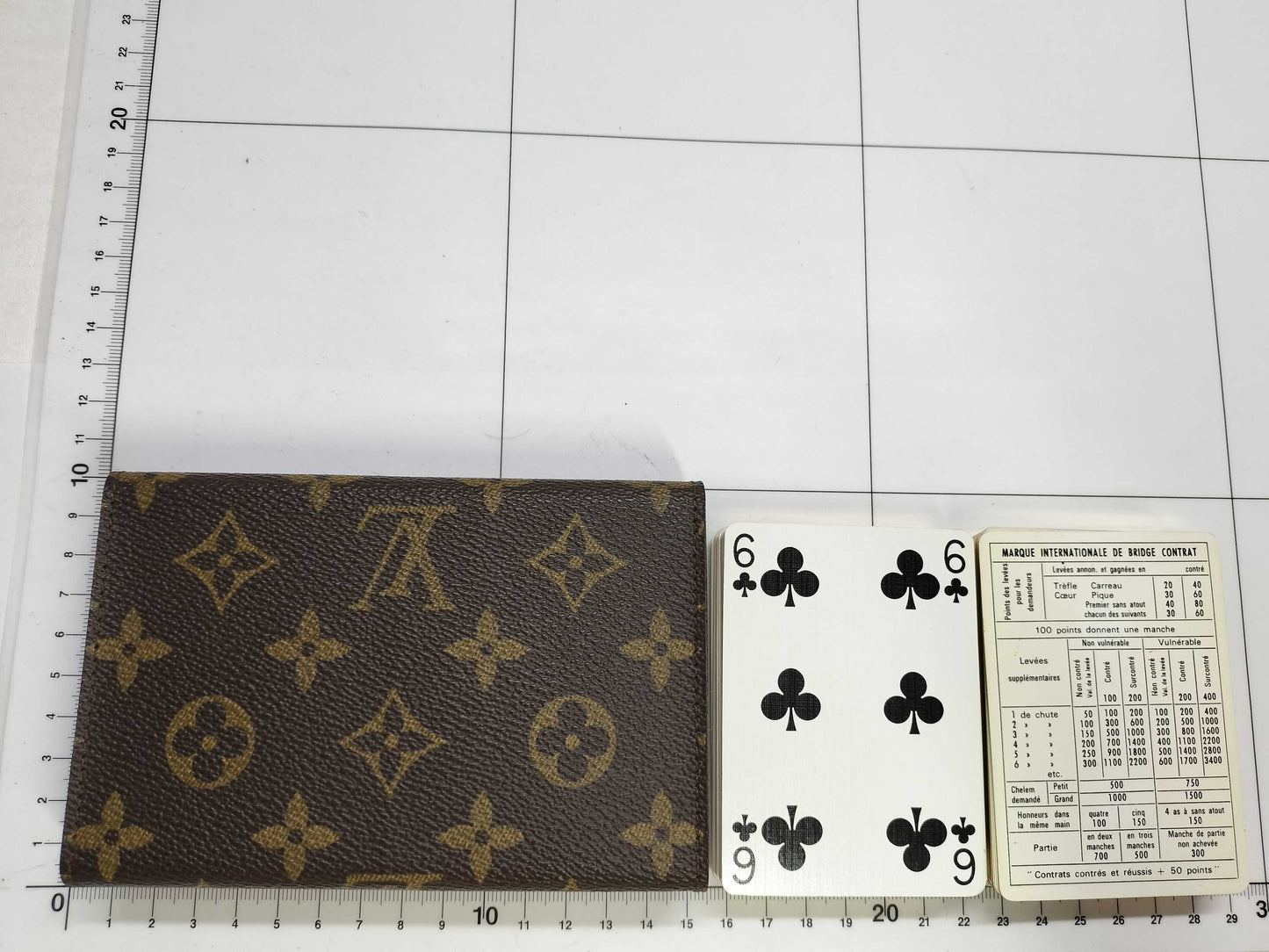 LOUIS VUITTON Monogram LV Playing Card Set 2 Pieces M58648 Card Case, Pass Case, Business Card Holder