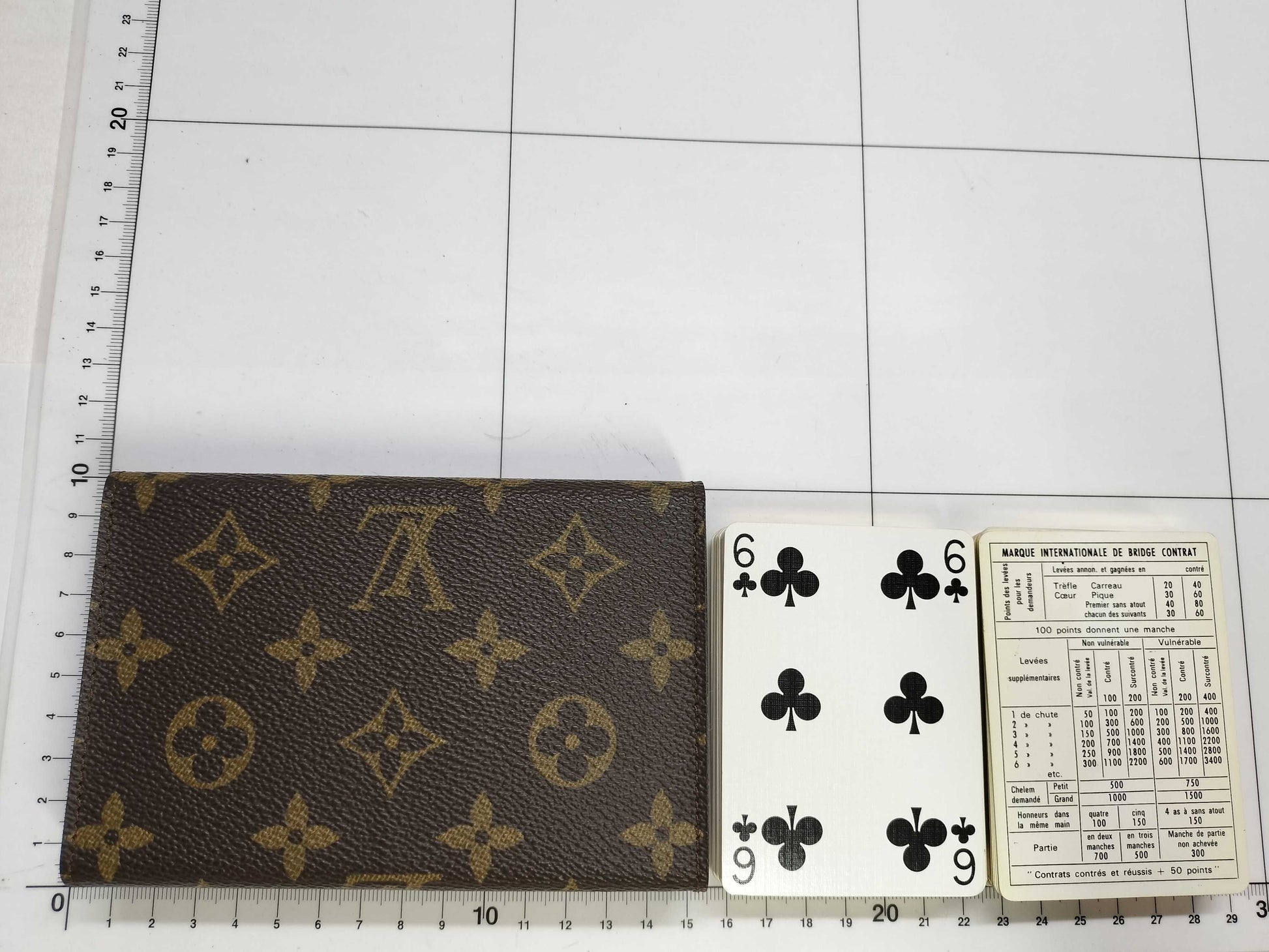 LOUIS VUITTON Monogram LV Playing Card Set 2 Pieces M58648 Card Case, Pass Case, Business Card Holder