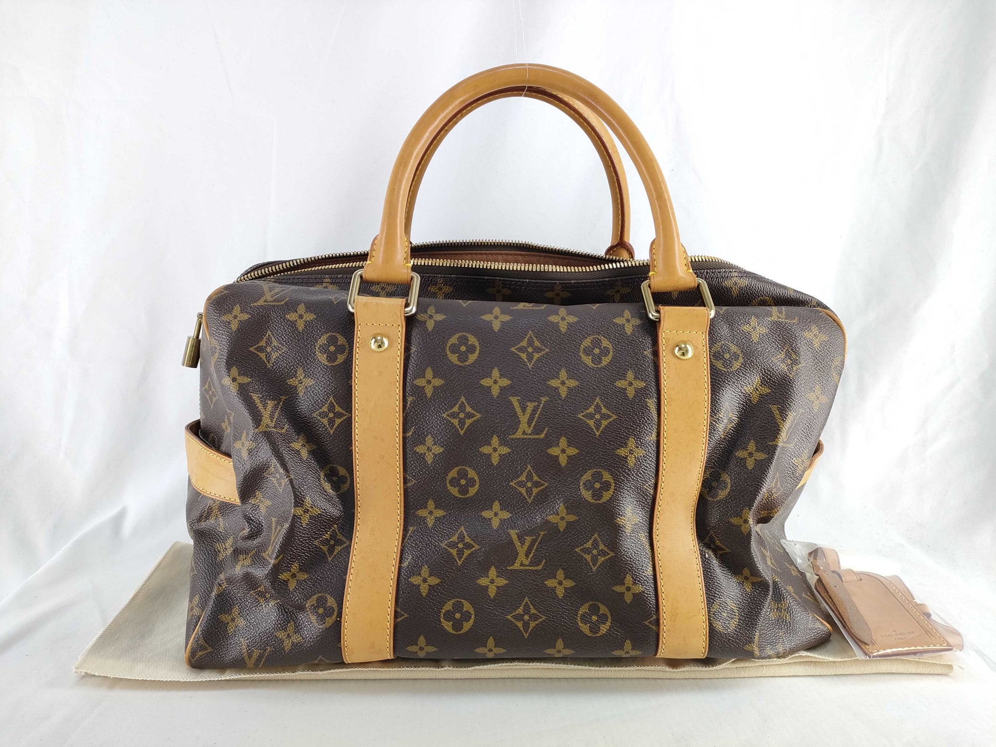 LOUIS VUITTON Monogram Carryall M40074 Boston Bag