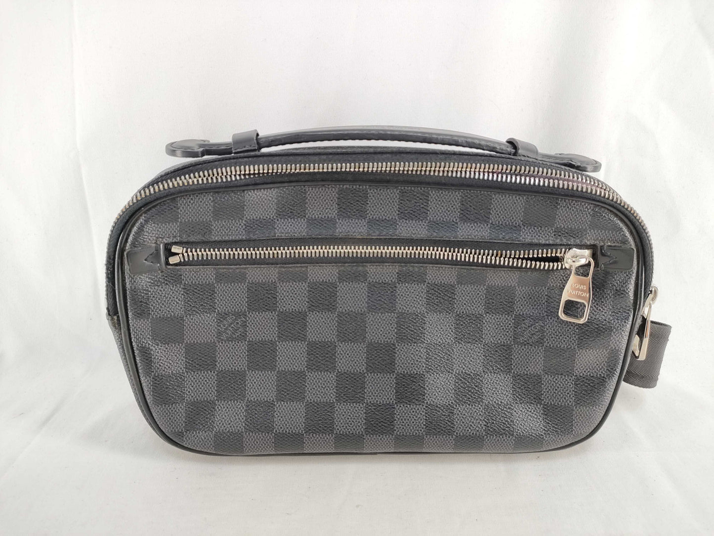 LOUIS VUITTON Damier Graffit Amplar N41289 Waist Bag