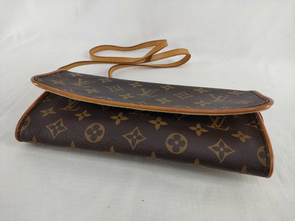 LOUIS VUITTON Monogram Pochette Twin GM M51852 Shoulder Bag