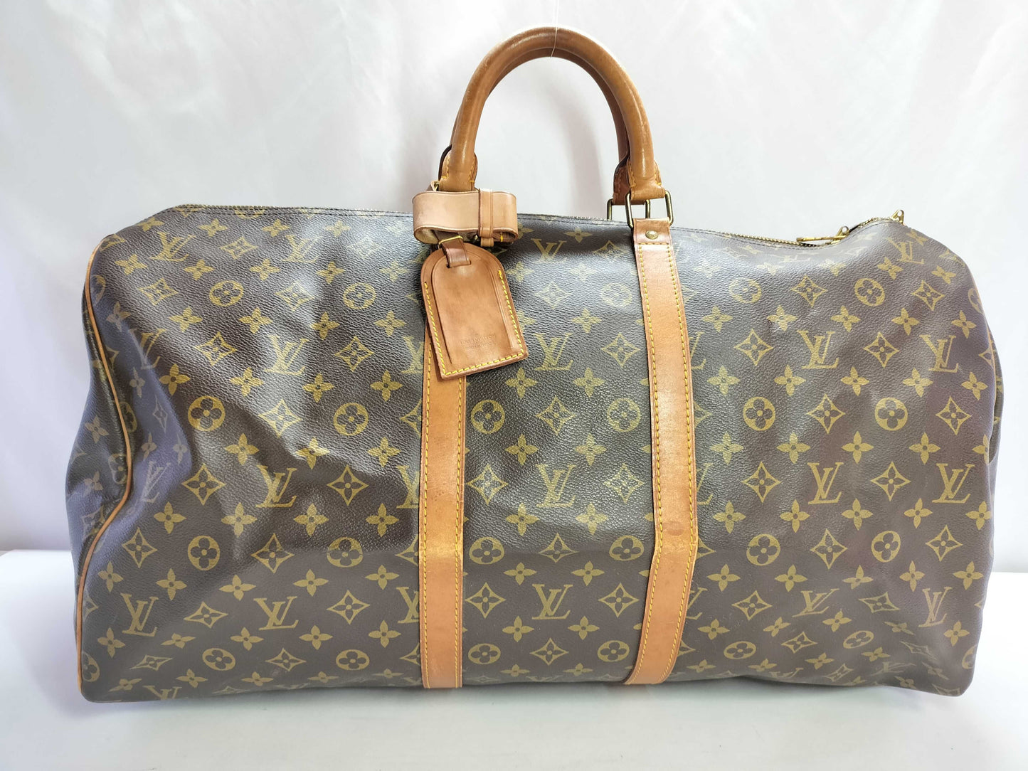 LOUIS VUITTON Monogram Louis Vuitton Keypol 55 Boston Bag