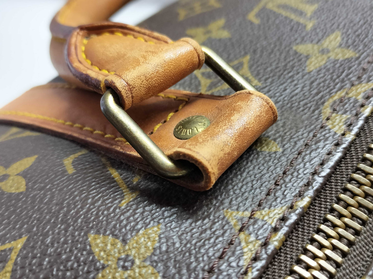 LOUIS VUITTON Monogram Louis Vuitton Keypol 55 Boston Bag