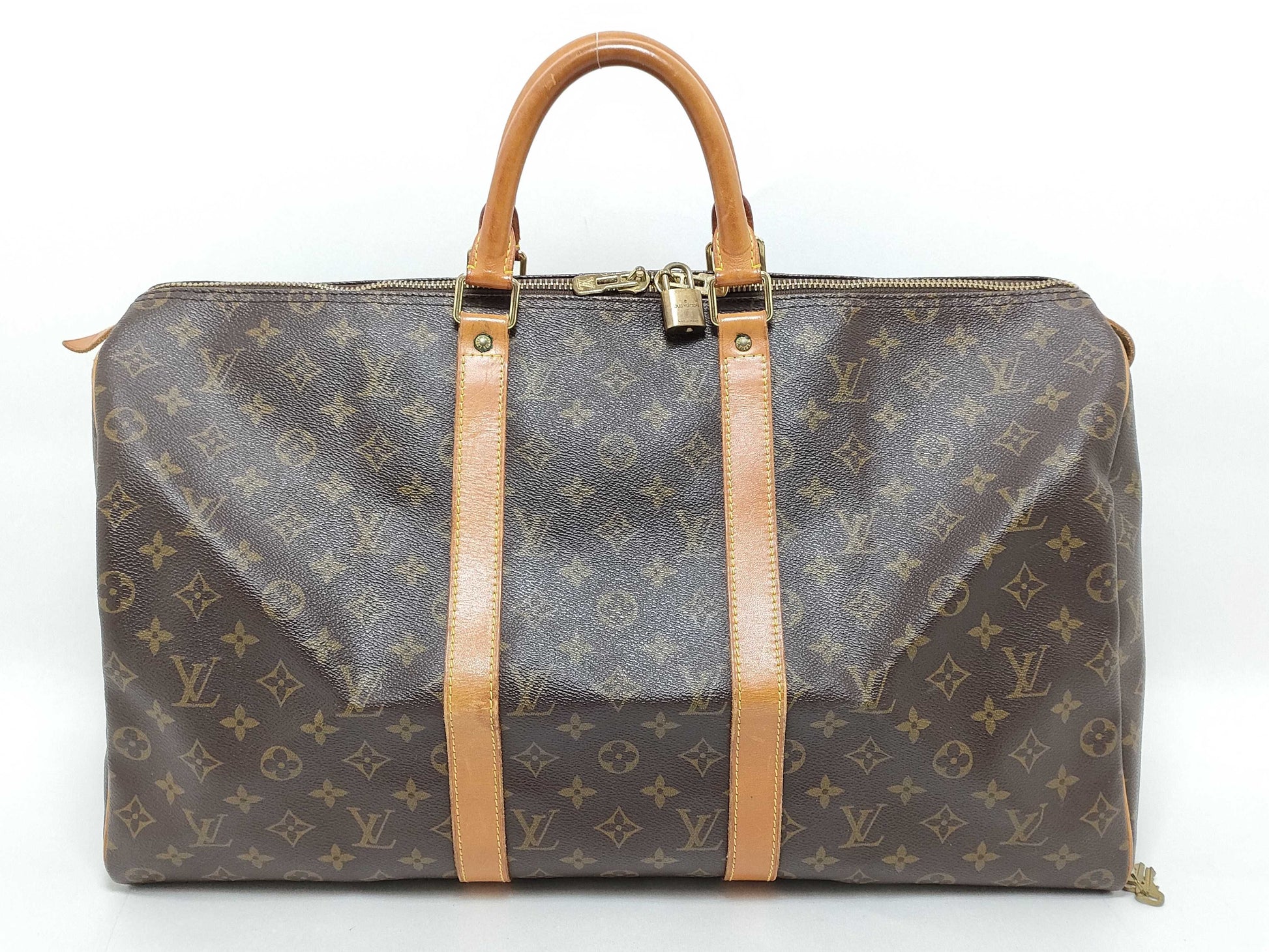LOUIS VUITTON Monogram LV Monogram Keypol SD1924 Boston Bag