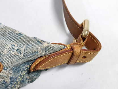 LOUIS VUITTON Monogram Denim LOUIS VUITTON Monogram Denim Louis Vuitton Monogram Denim Buggy PM Shoulder Bag Shoulder Bag