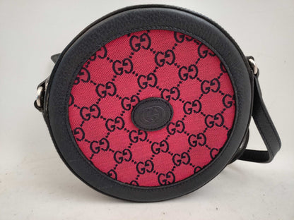 GUCCI GG Gucci LIMITED EDITION Round GG Pattern Bordeaux Shoulder Bag
