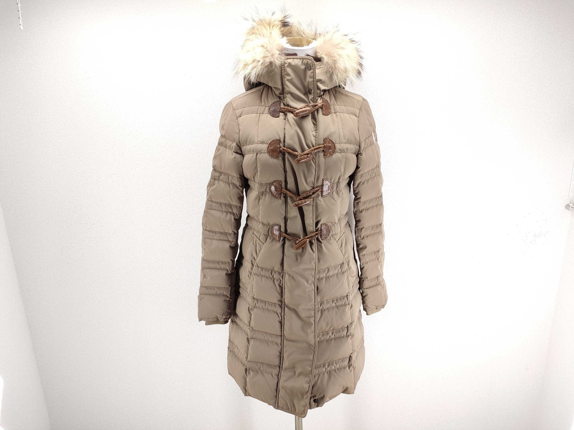 MONCLER Down Jacket with Fur Patch Size 0