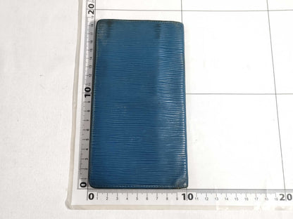 LOUIS VUITTON Epi Vuitton Epi Blue Long Wallet SP0090 Wallet