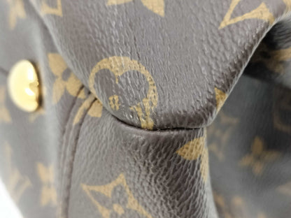 LOUIS VUITTON LV Pallas Monogram M41064 SN4124 Brown Tote Bag