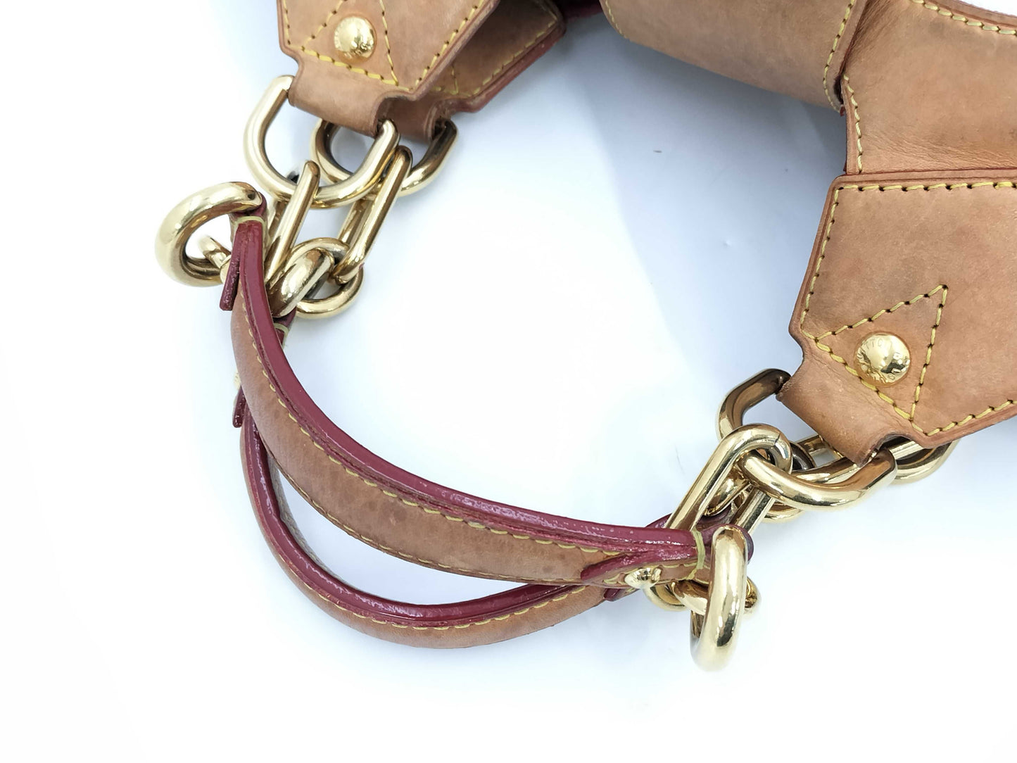 LOUIS VUITTON Vuitton Multicolor Ursula M40123 White Tote Bag