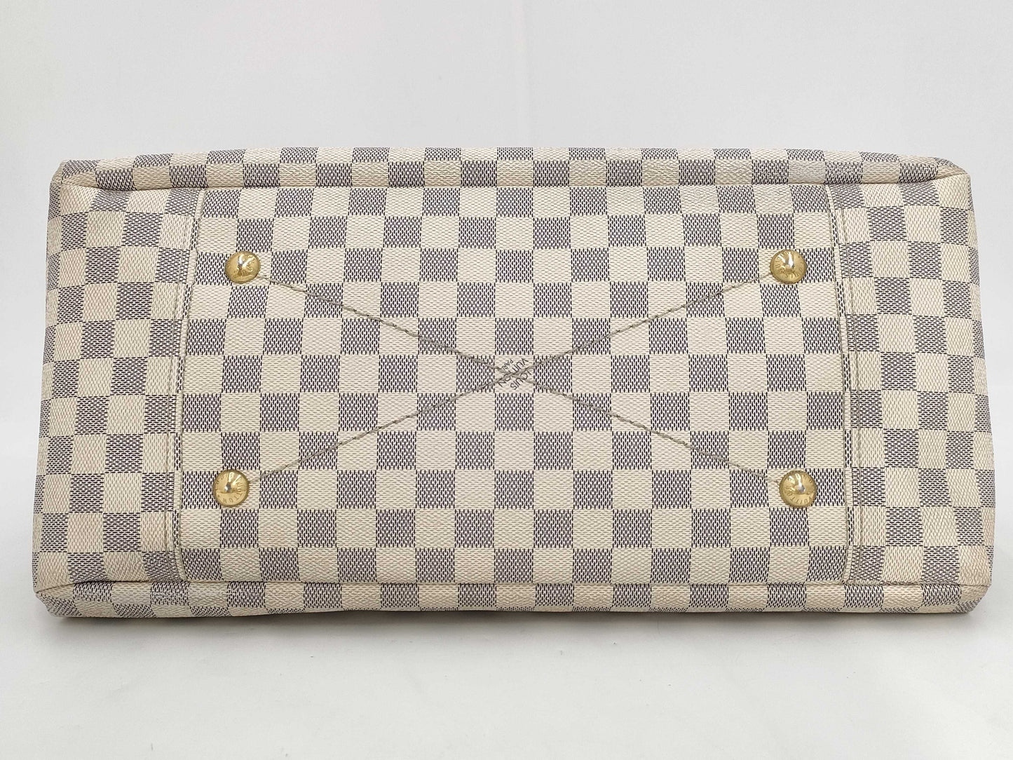 LOUIS VUITTON Louis Vuitton Damierzul Artzi MM Tote Bag N41174 CA4191 Keyring Bag