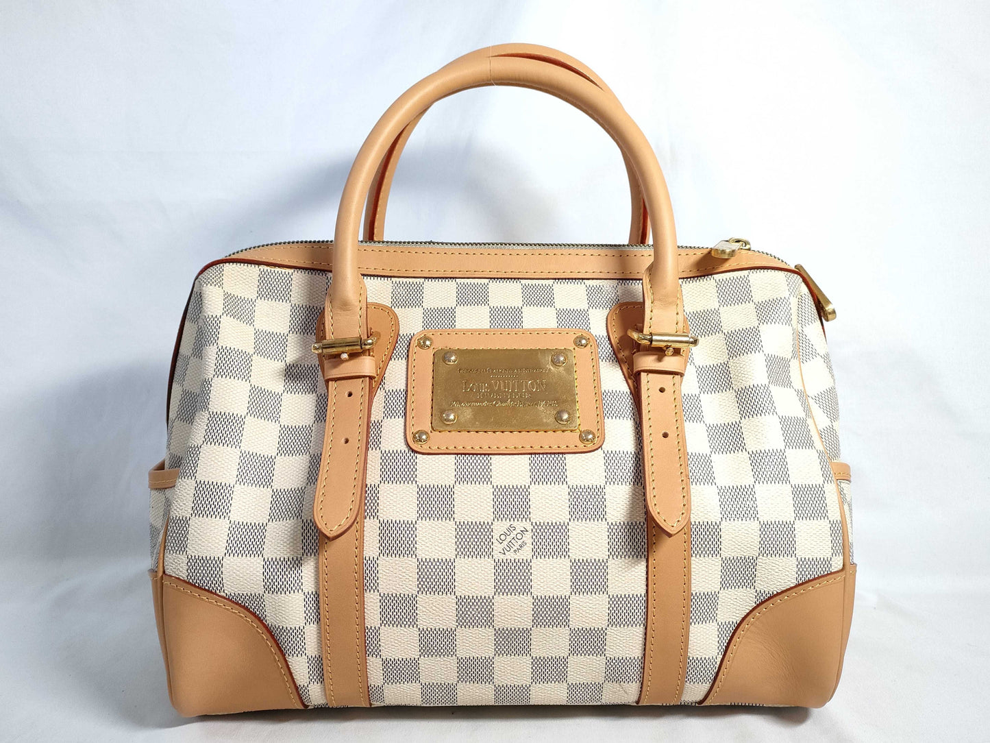 LOUIS VUITTON Damier Azure LOUIS VUITTON Hampstead Handbag