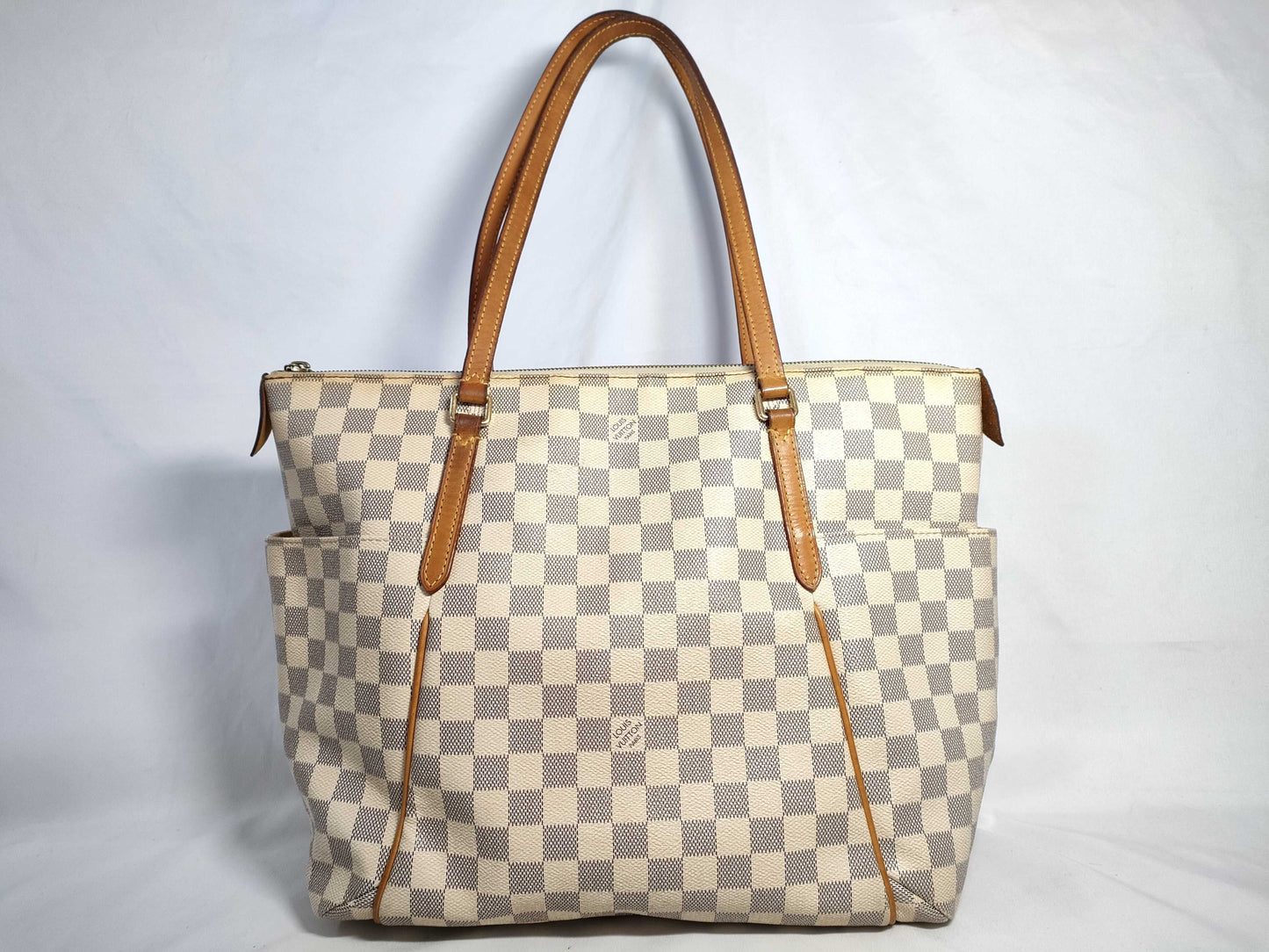 LOUIS VUITTON Damier Azure LOUIS VUITTON Totally Tote Bag