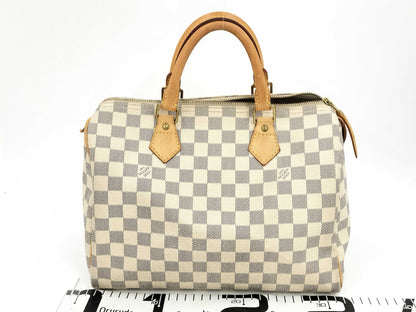 LOUIS VUITTON N41533 Azure Speedy 30 Handbag