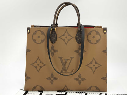 LOUIS VUITTON Monogram On-the-Go Handbag Tote Bag
